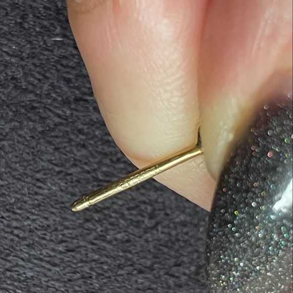 Tiffany&Co 18k Yellow Gold Diamonds By the Yard Earrings - Picture 5 of 6